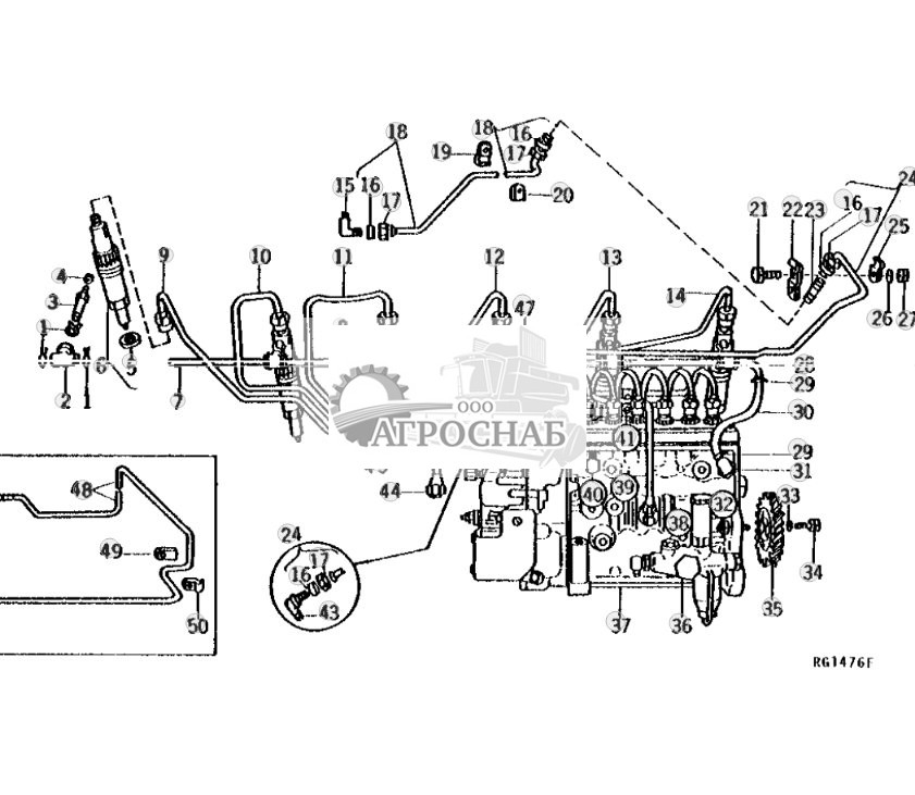 Fuel Injection Pump, Nozzles And Fuel Lines 